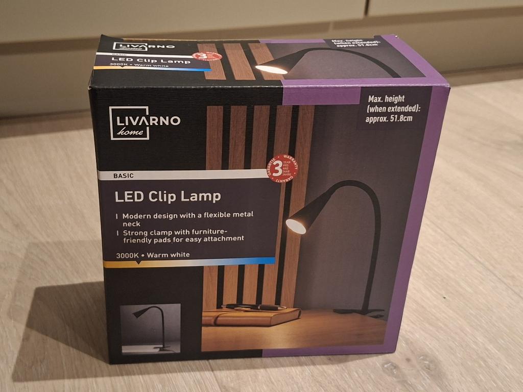LED Clip Lamp Livarno, Ophalen, Nieuw, Kunststof
