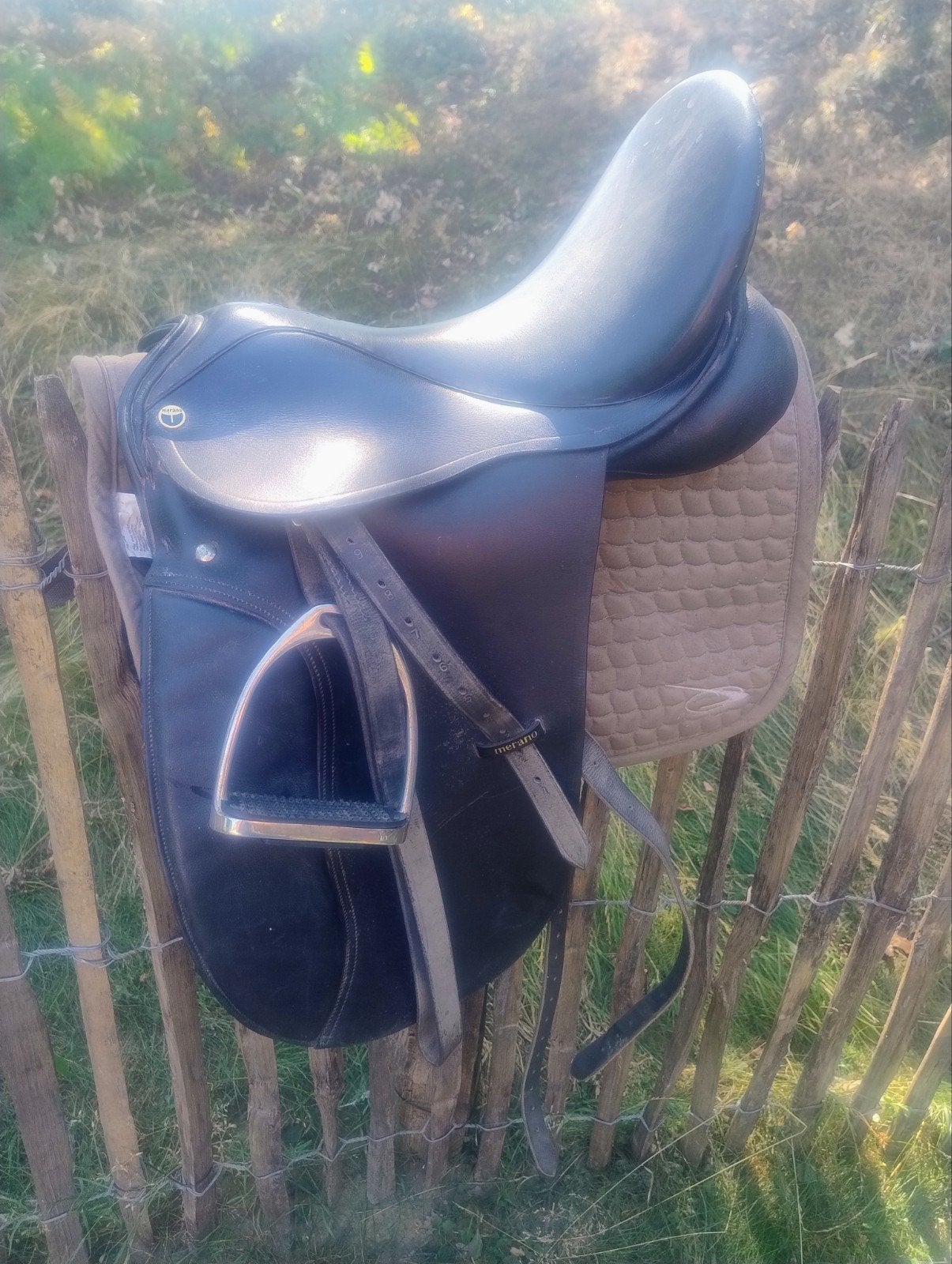 merano zadel, Ophalen, Gebruikt, Overige merken, L (17.5 inch)