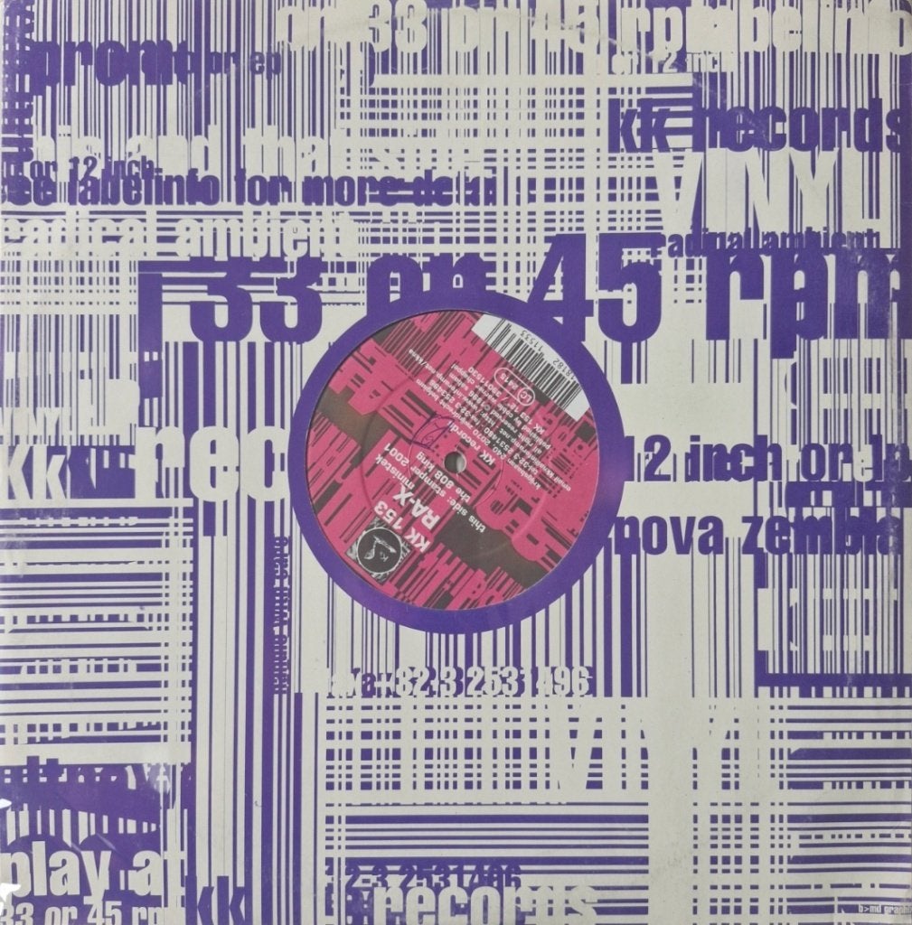 Vinyl  Ministek Ra-X Vinyl, 12"  1996  •, Cd's en Dvd's, Gebruikt, Ophalen of Verzenden, Techno, EP