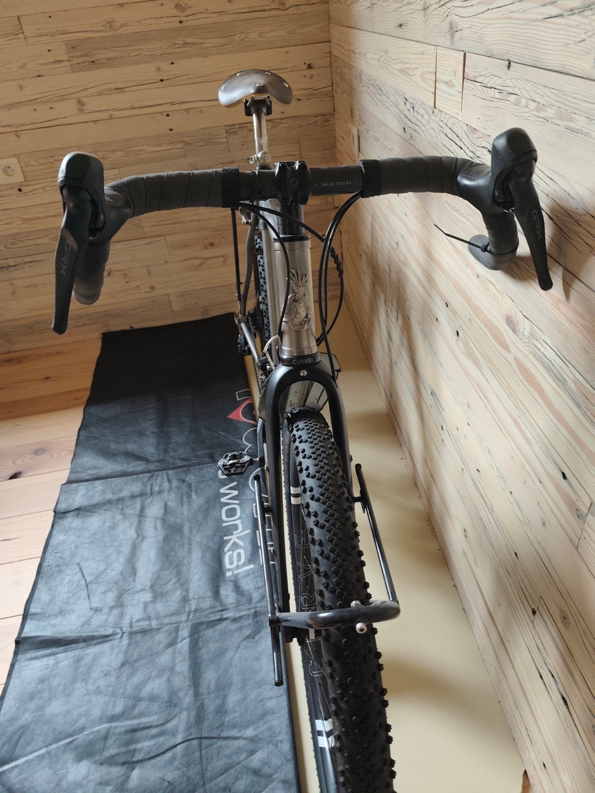 Curve Kevin GXR Titanium gravel trekking toerfiets Size  56, Fietsen en Brommers, Meer dan 20 versnellingen, Schijfrem, 53 tot 57 cm