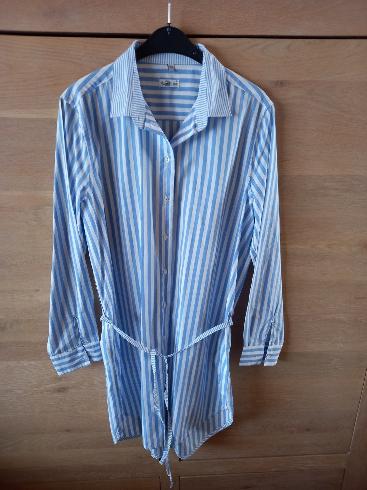Hemdjurk, Kleding | Dames, Blouses en Tunieken, Ophalen, Blauw, Maat 42/44 (L), Up fashion