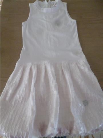 NIEUW feest - communie kleedje " CARBONE " maat 128, Neuf, Robe ou Jupe, Enlèvement ou Envoi, CARBONE.