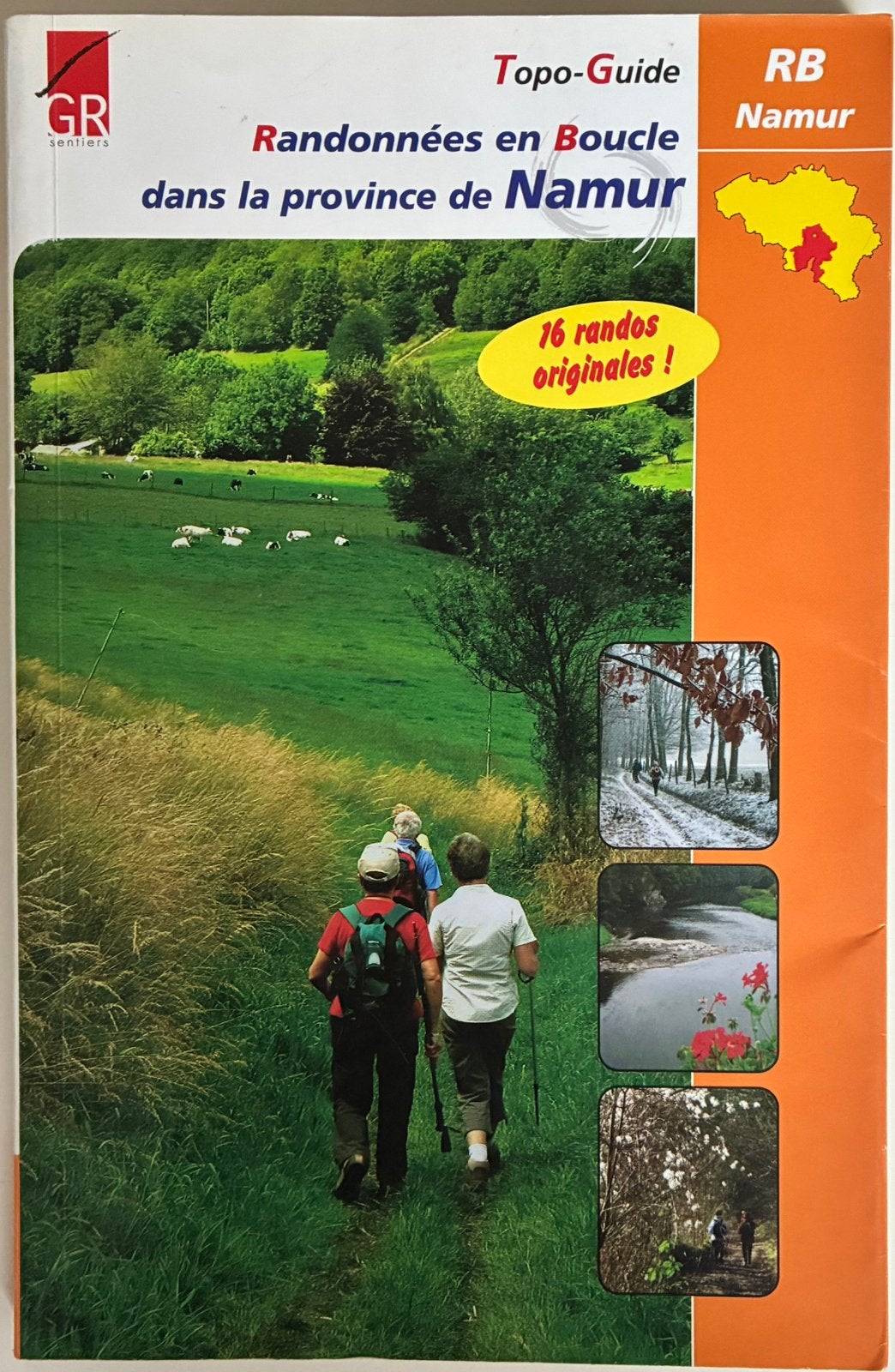 Topo-Guide Randonnée en boucle province Namur, Livres, Autres marques, Enlèvement, Utilisé, Guide de balades à vélo ou à pied