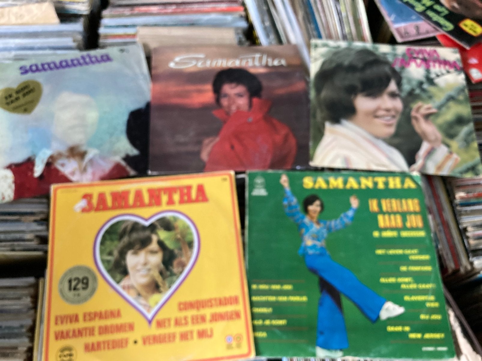SaMANTHA collectie van 5 LP samen, Cd's en Dvd's, Ophalen of Verzenden, Zo goed als nieuw, LP