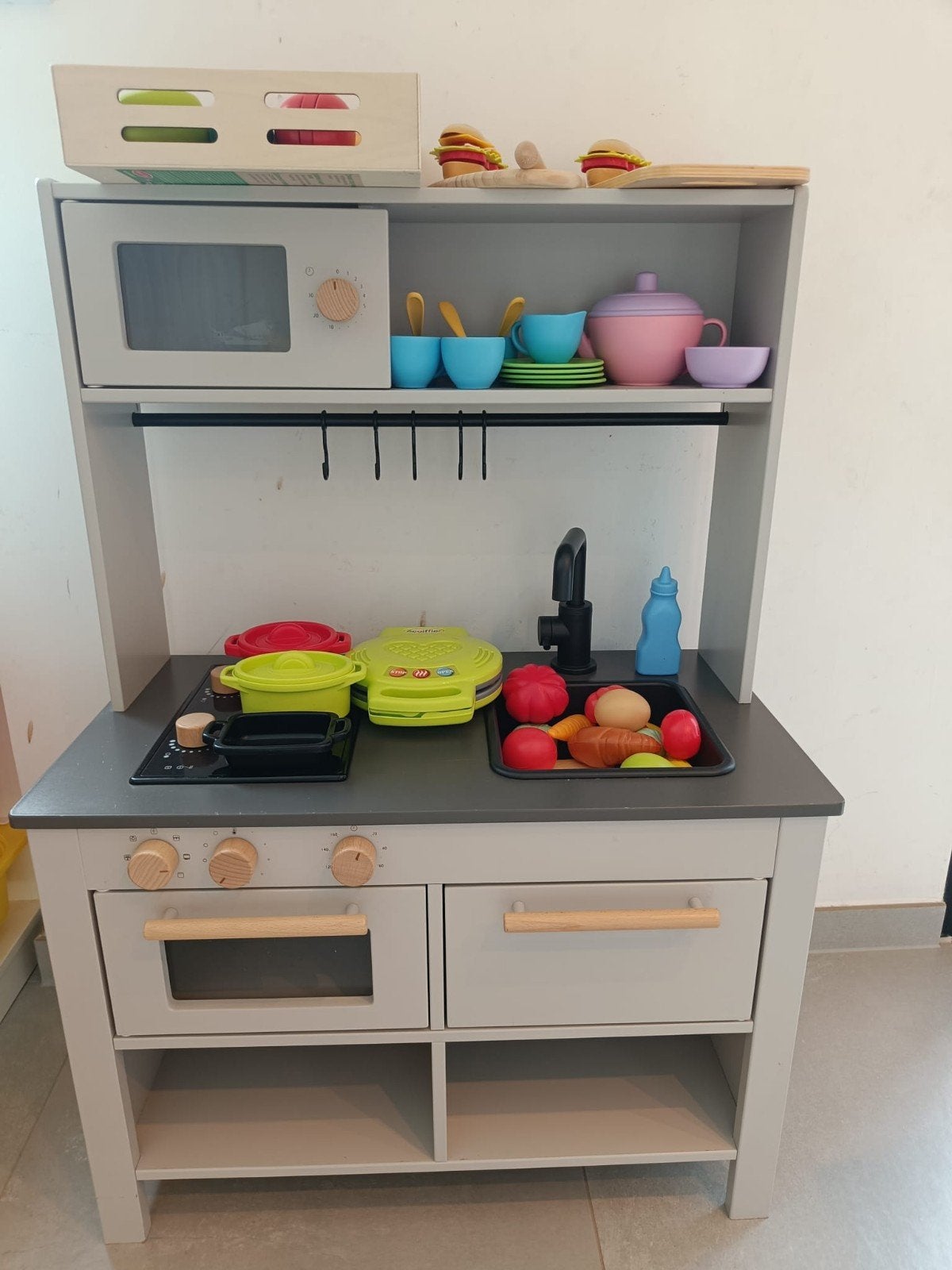Speelkeuken met accesoires, Kinderen en Baby's, Ophalen, Gebruikt, Hout, Speelkeuken