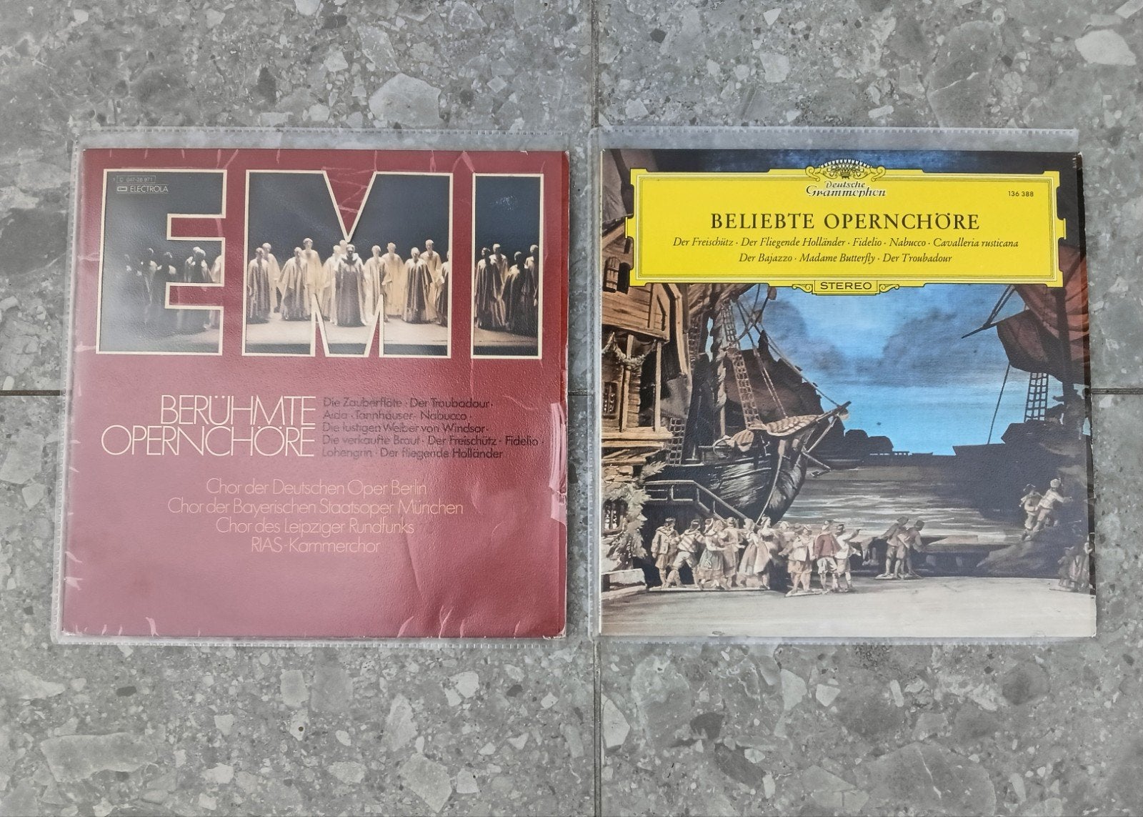 2 LP's operakoren, Cd's en Dvd's, Vinyl | Klassiek, Ophalen of Verzenden, LP