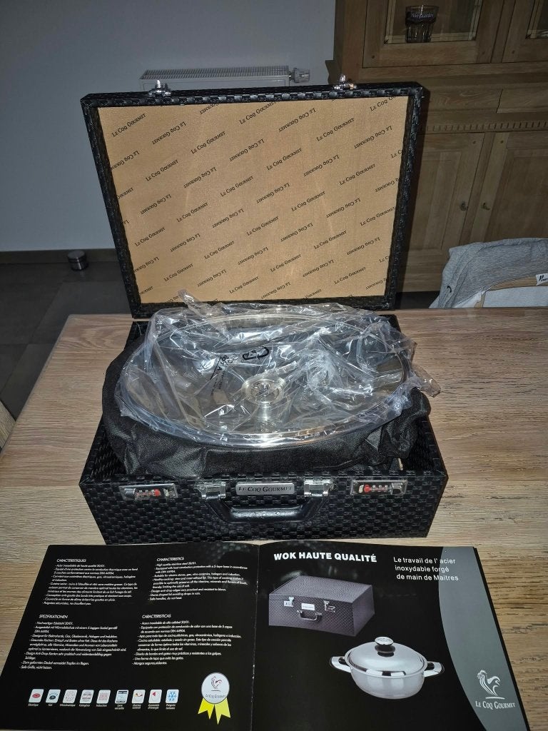 Wok Le Coq Gourmet, Neuf, Inox, Enlèvement, Autres marques