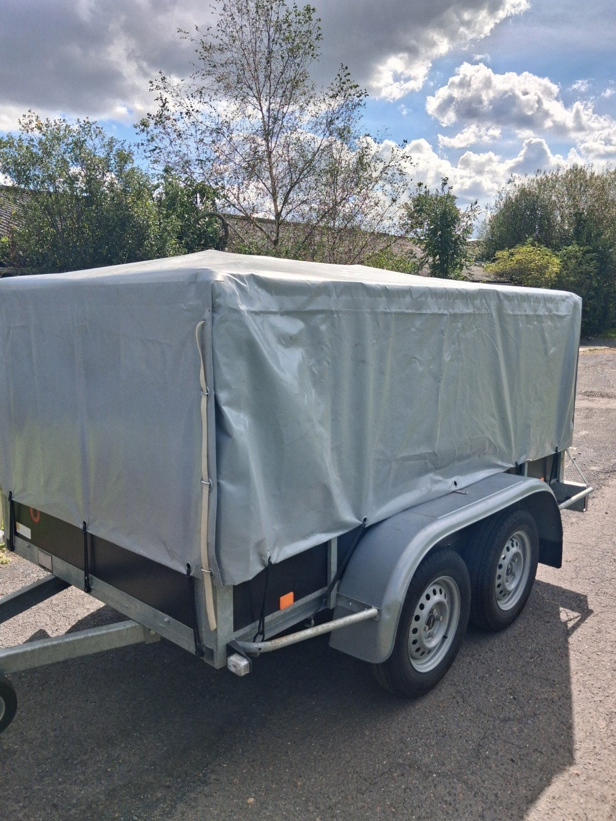 Aanhangwagen BW-TRAILERS 750KG met loofnetten/ dicht zeil, Auto diversen, Ophalen, Nieuw