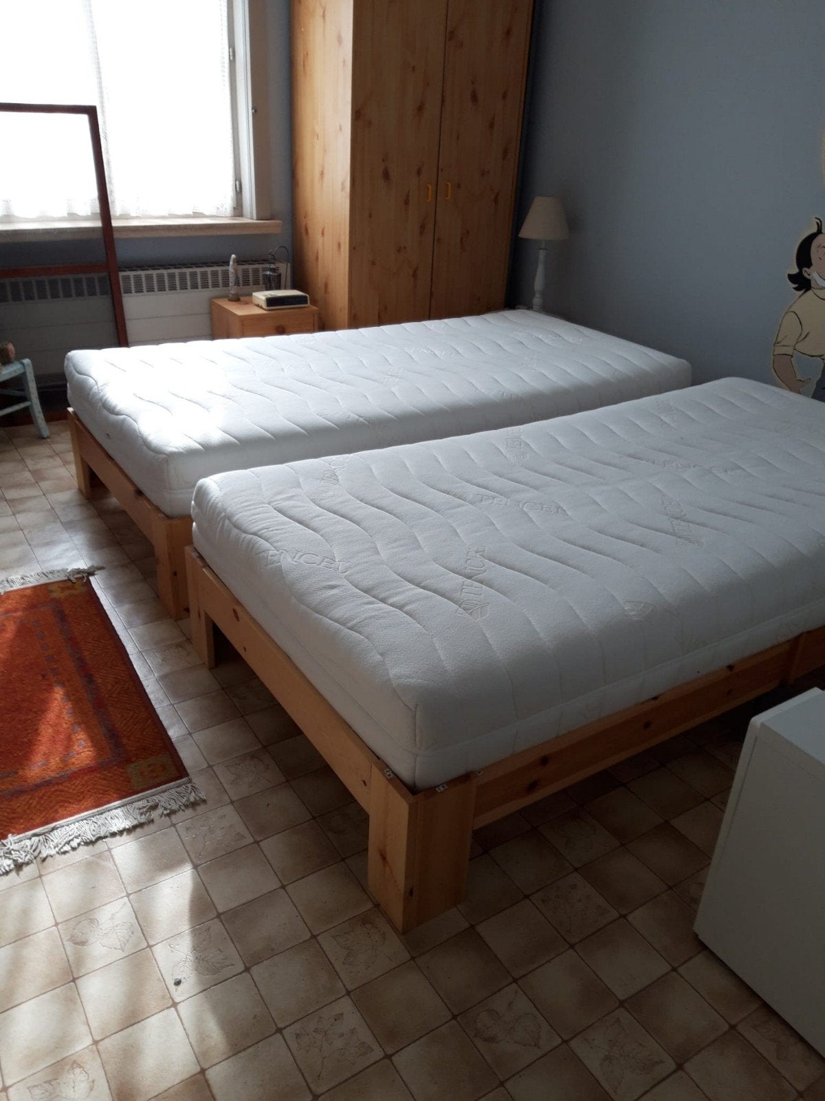 Bedden samen 140 cm breed, Ophalen, 140 cm