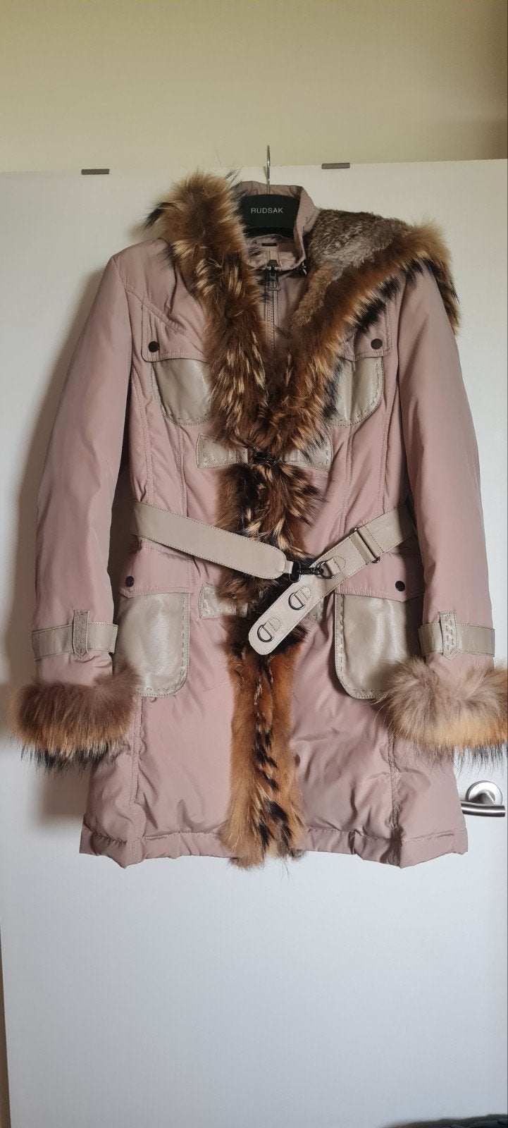 Manteau d'hiver en duvet RUDSAK Neuf – Beige/Taupe avec Four, Enlèvement, Beige