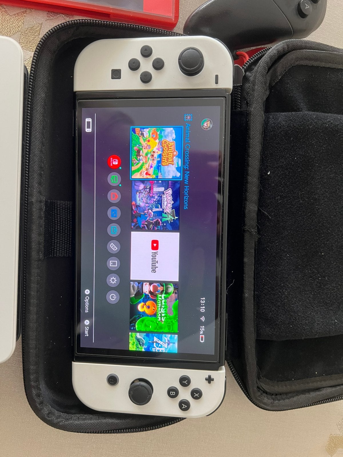 Nitendo switch met 7 gamen een pro controller, Enlèvement, Comme neuf, Switch OLED