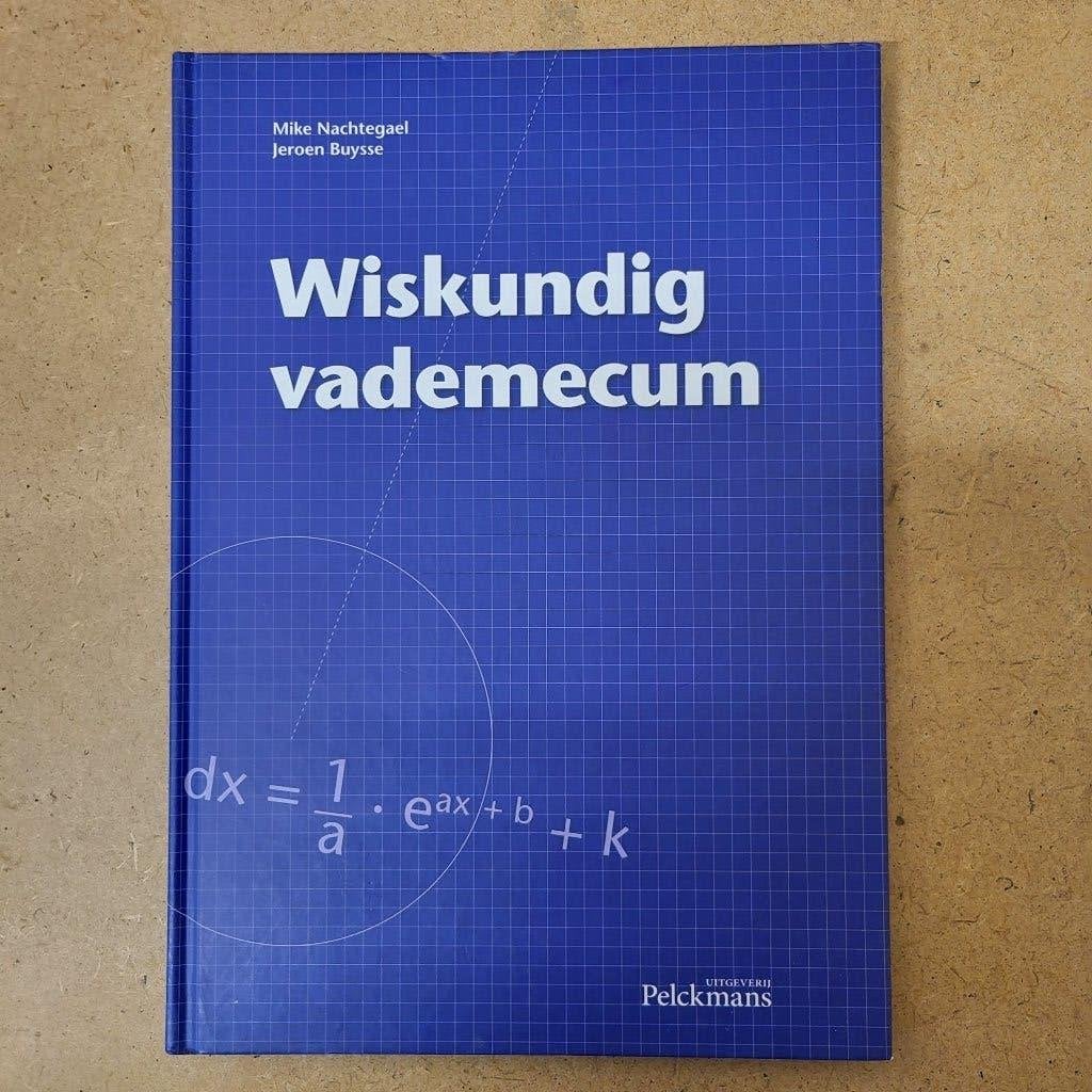 Wiskundig vademecum, Boeken, Ophalen of Verzenden, Zo goed als nieuw, Wiskunde A