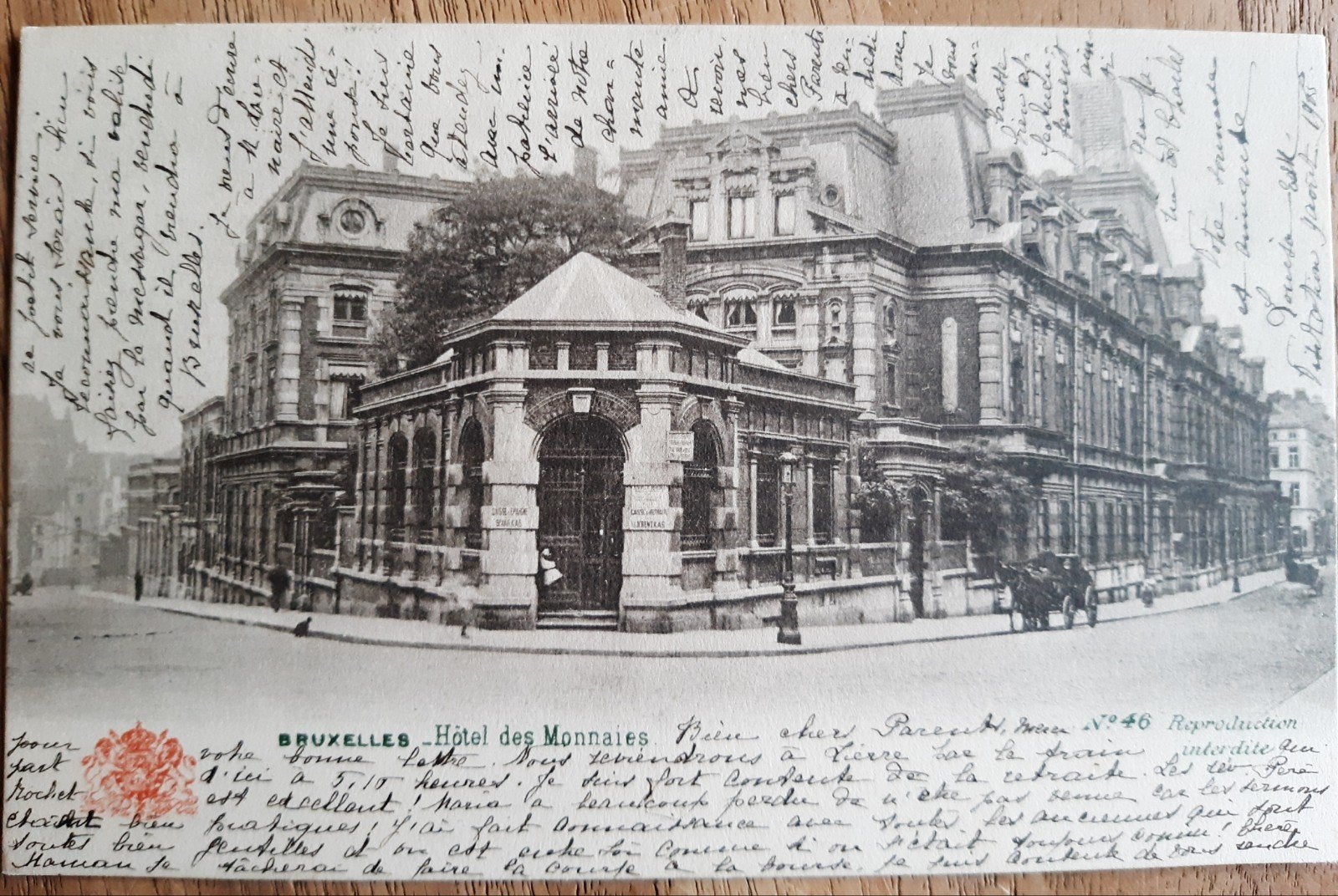 BRUXELLES Saint Gilles hotel MONNAIE, Enlèvement ou Envoi