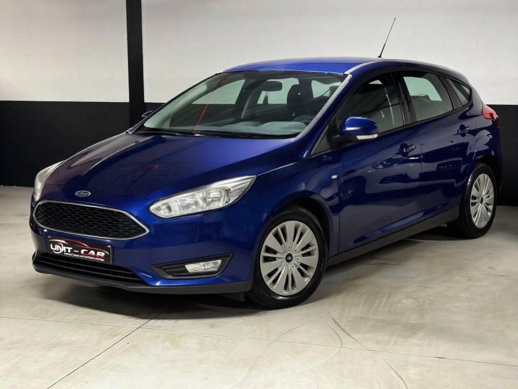 FORD FOCUS 1.0i VOLLEDIGE ONDERHOUD HISTORIE/GEKEURD/LEZ✅, Stof, Blauw, 5 deurs, 3 cilinders