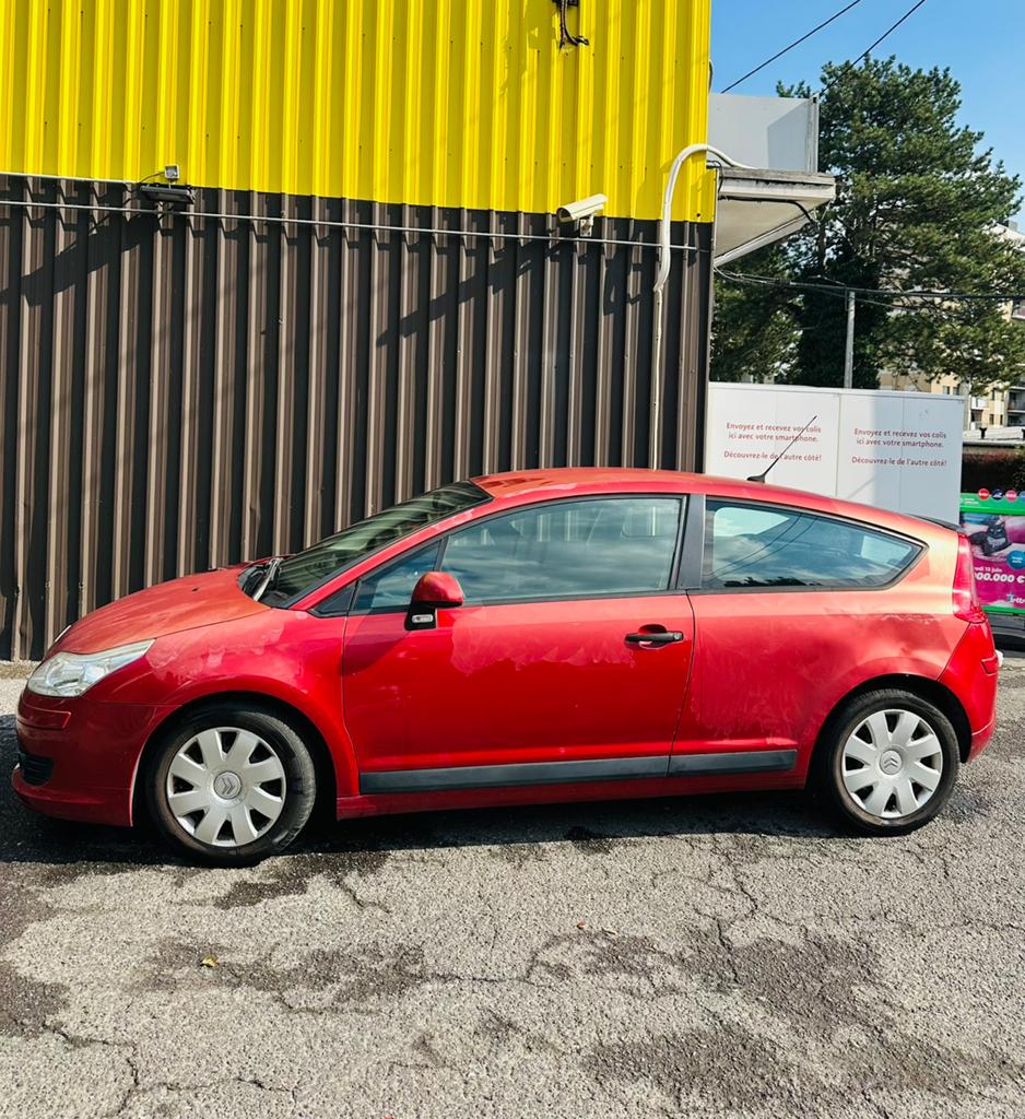 Citroën C4 Coupé 1.4 Essence – 2006, Autos, Citroën, Rouge, Achat, Boîte manuelle, Particulier