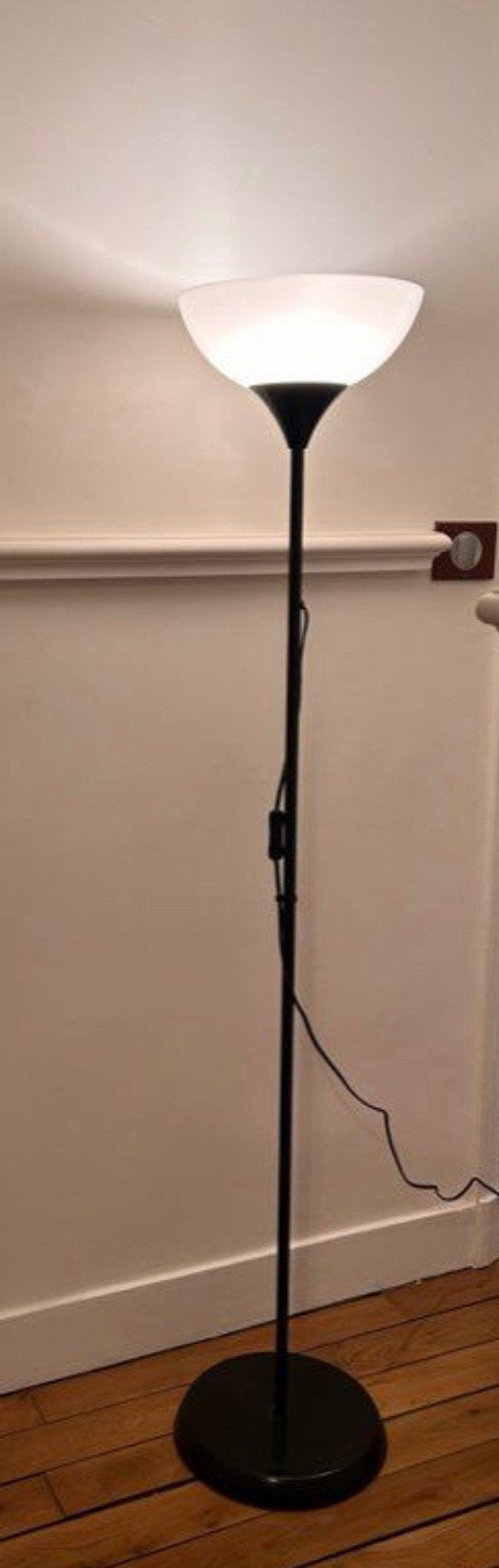 Schitterende nieuwe zwarte led vloerlamp van 175 cm, Ophalen, Zo goed als nieuw
