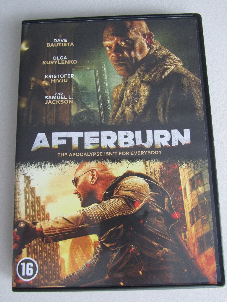 DVD AFTERBURN (Actie met Dave Bautista & Samuel L. Jackson), Vanaf 16 jaar, Ophalen of Verzenden, Zo goed als nieuw, Actie