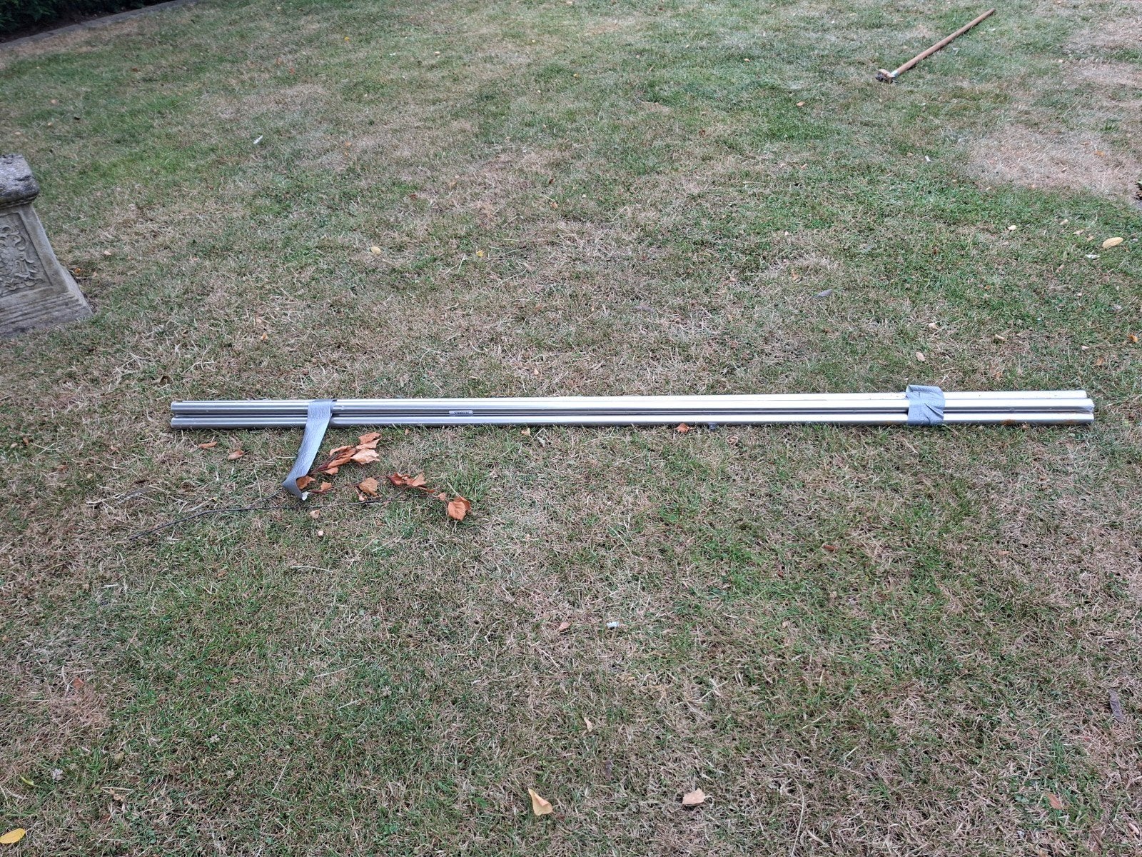 3 x aluminium buizen/roedes 28 mm ø - 200 cm lang, Ophalen, Nieuw