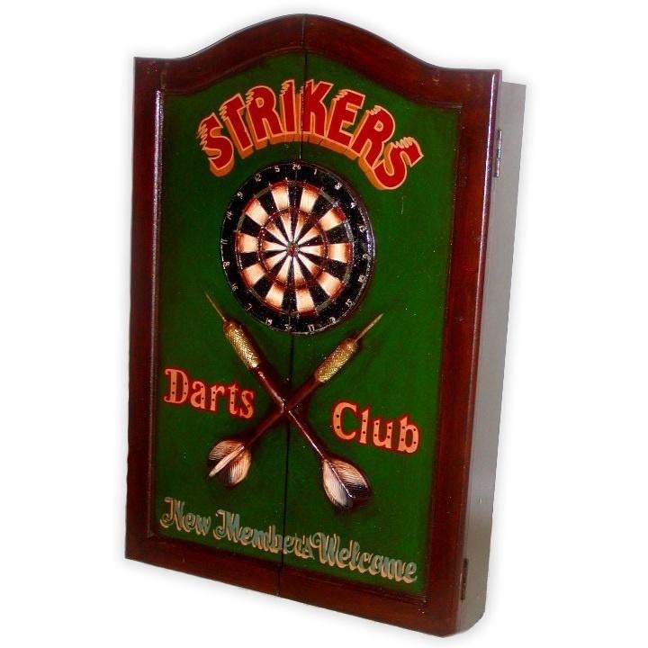 Dartkast 91 cm - dartkast hout, Sport en Fitness, Darts, Ophalen, Nieuw