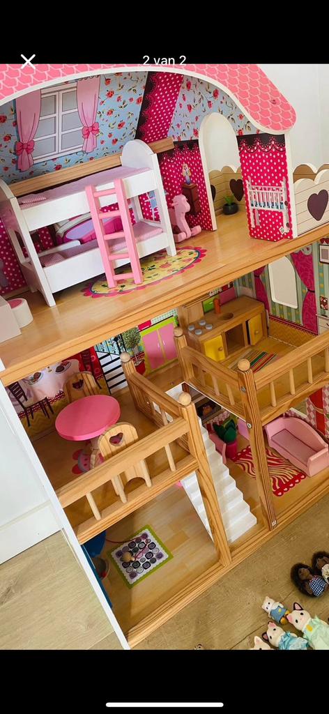 Poppenhuis angels and bandits, Kinderen en Baby's, Ophalen, Zo goed als nieuw, Poppenhuis