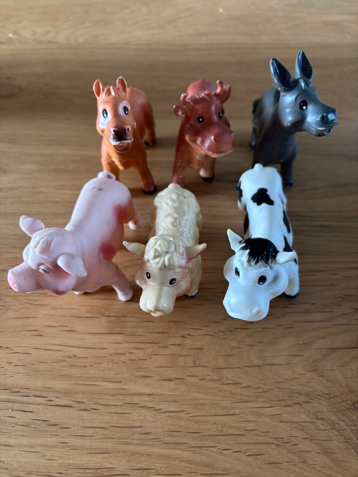 Set van 6 verschillende boerderij dieren, Ophalen of Verzenden, Gebruikt