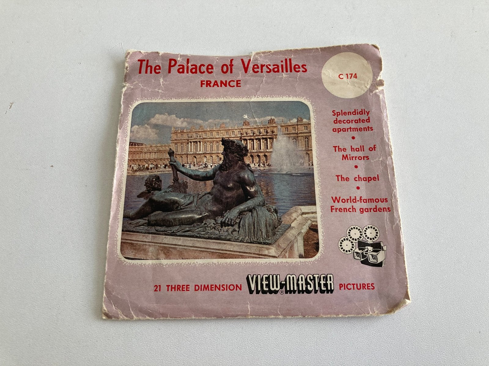 View-master « Le château de Versailles « C 174, Enlèvement ou Envoi