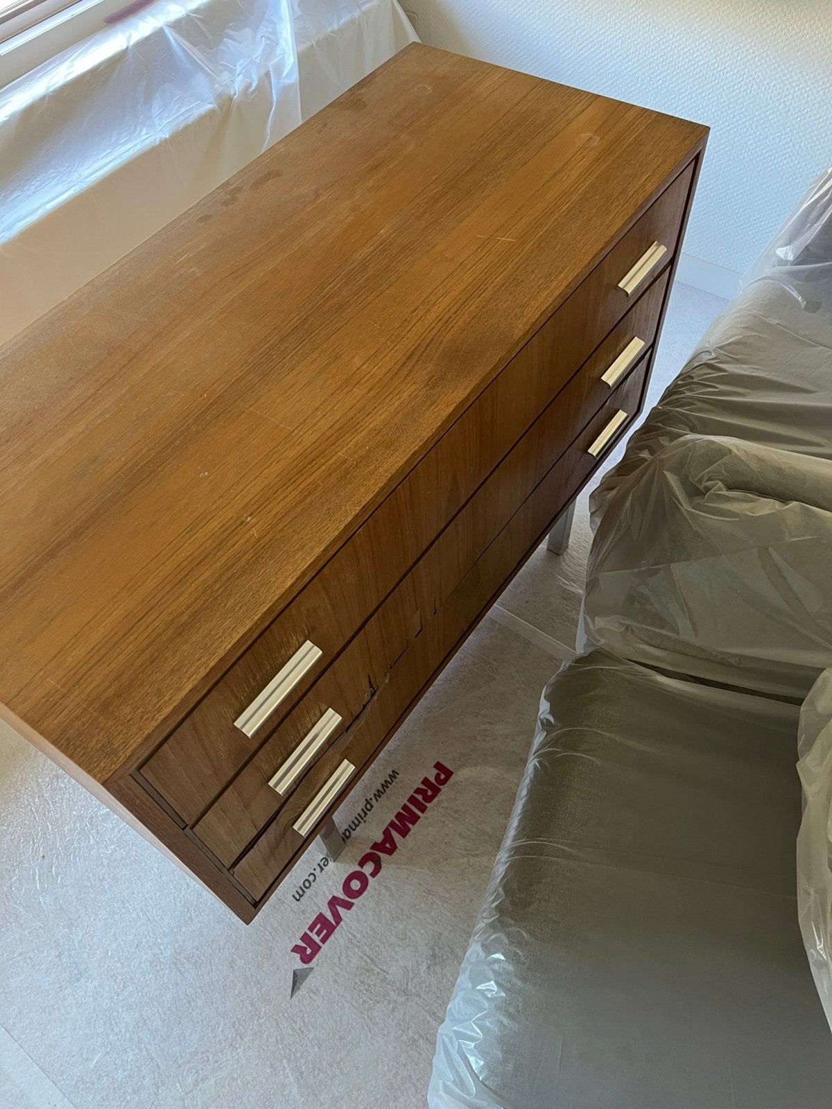 Midcentury modern kast, Ophalen, Gebruikt