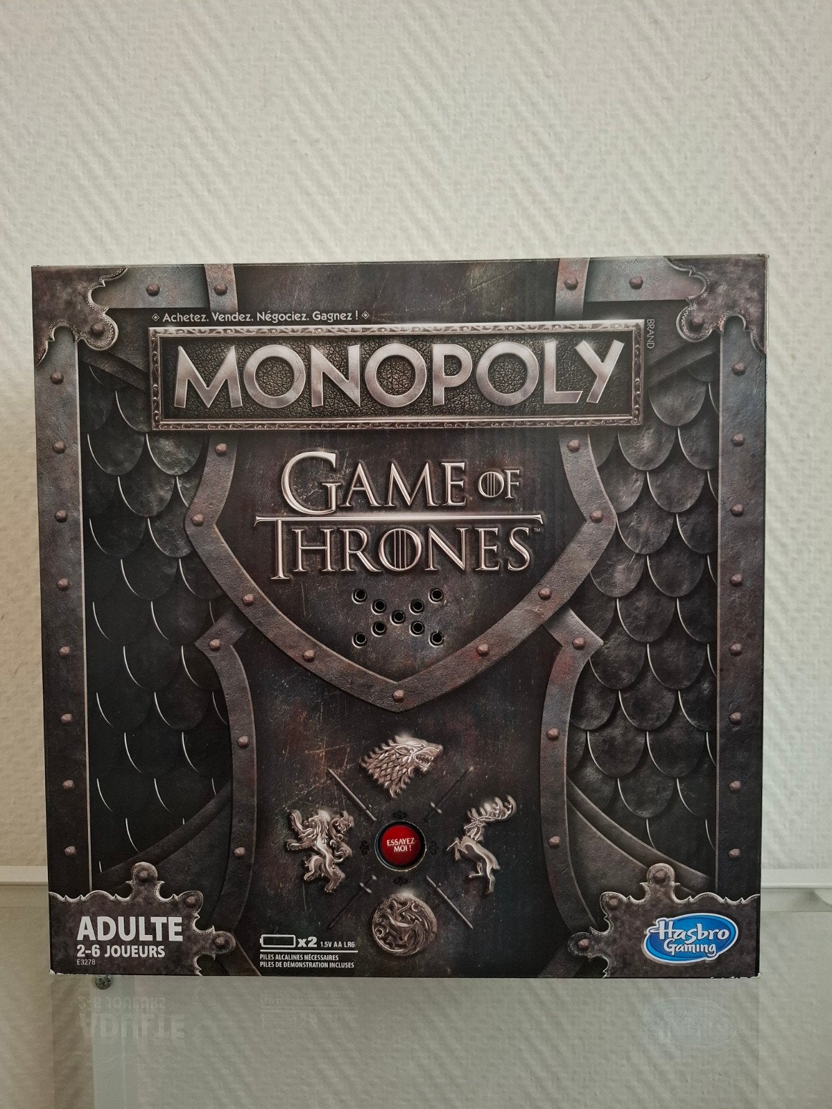 Monopoly Game of Thrones, Enlèvement