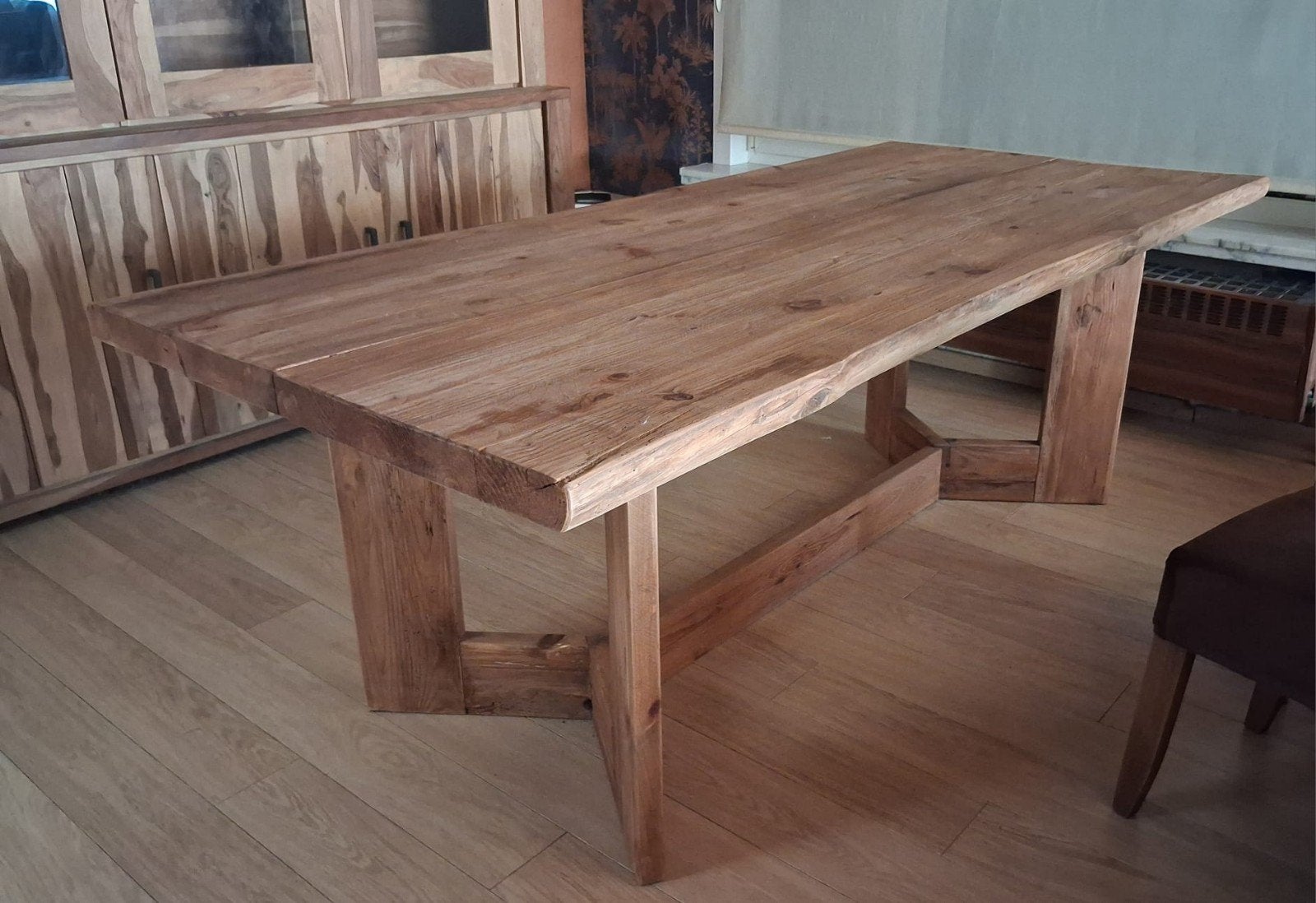 Eettafel 220x100, Huis en Inrichting, Tafels | Eettafels, Ophalen, 200 cm of meer, 50 tot 100 cm, Zo goed als nieuw