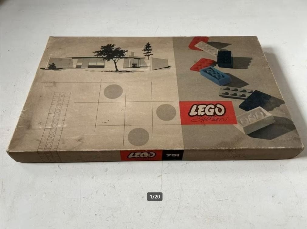 Lego Architecture - Building Starter Set - 751 (1962), Kinderen en Baby's, Speelgoed | Duplo en Lego, Gebruikt, Inclusief doos