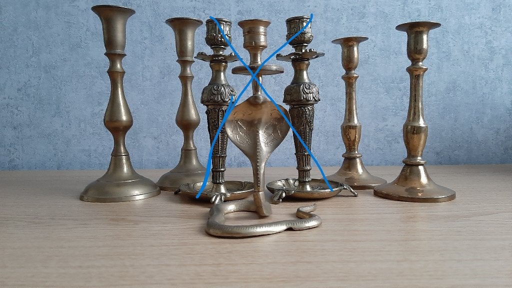 Koperen kandelaars, Antiek en Kunst, Ophalen of Verzenden, Koper of Brons