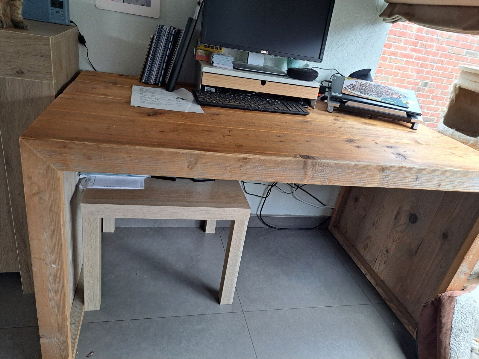 steigerhout bureau, Huis en Inrichting, Ophalen