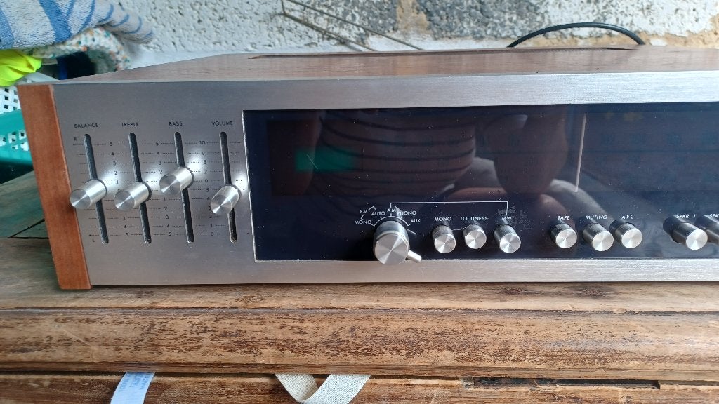 Ampli vintage, Audio, Tv en Foto, Versterkers en Ontvangers, 60 tot 120 watt, Ophalen, Overige merken, Gebruikt