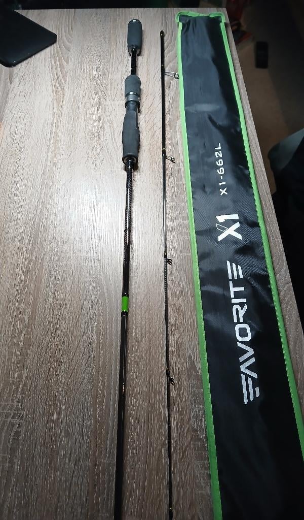 Canne spinning Favorite X1 662L 1,98m 2-10g, Sports nautiques & Bateaux, Pêche à la ligne | Poissons prédateurs, Utilisé, Canne à lancer