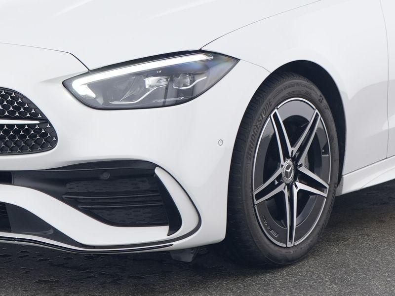 Mercedes-Benz C-klasse 180 Berline AMG Line | Panoramisch Da, Automaat, 4 deurs, Zwart, 4 cilinders