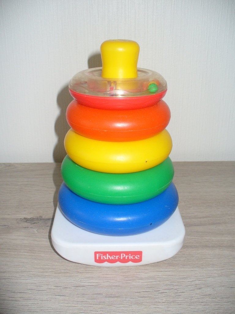 Fisher- Price ringentoren, Kinderen en Baby's, Speelgoed | Fisher-Price, Ophalen of Verzenden, Gebruikt
