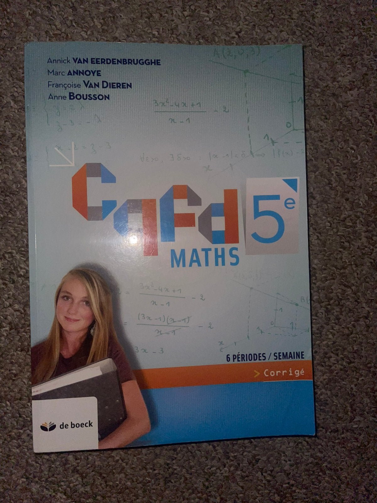 corrigé cqfd 5 e 6 periode math, Enlèvement, Comme neuf