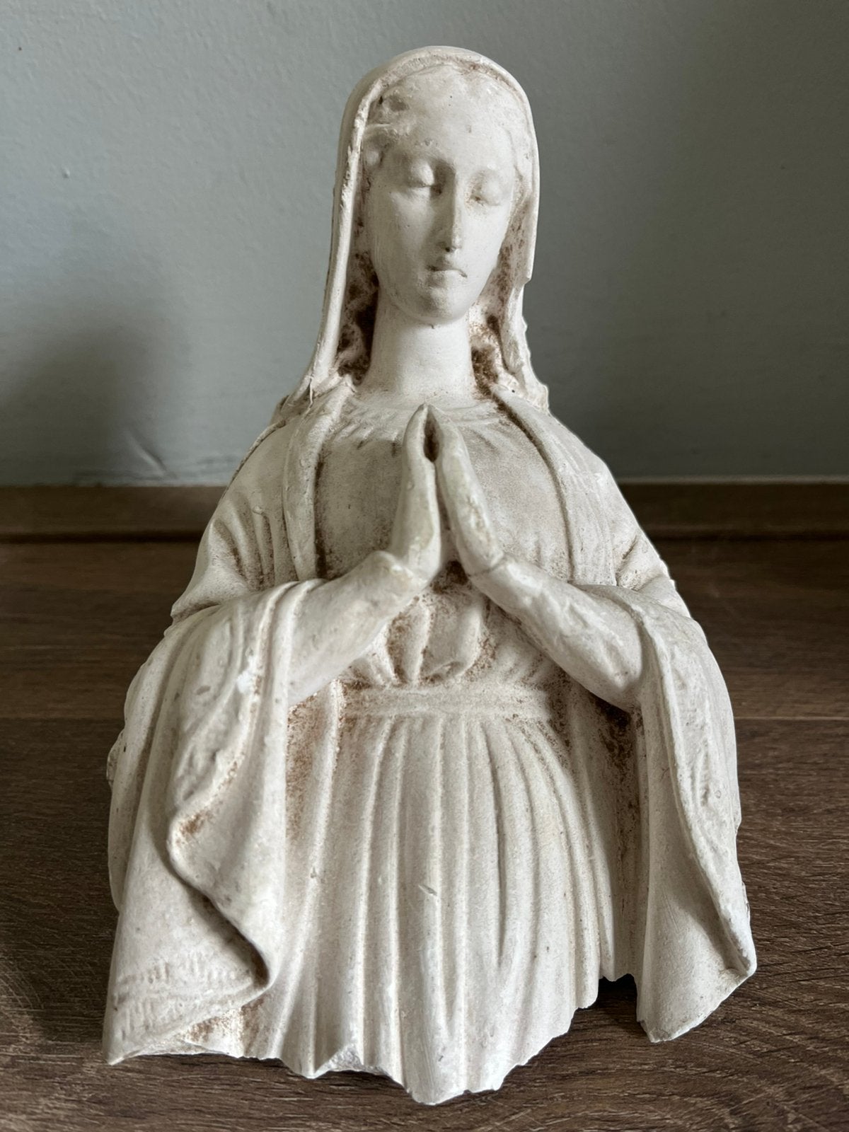 gipsen beeld Madonna, Antiek en Kunst, Ophalen of Verzenden