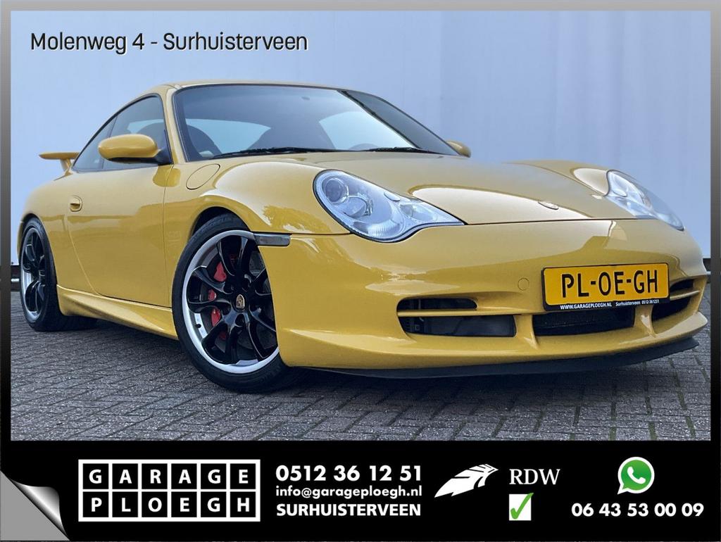 Porsche 996 3.6 Coupé 996 GT3 Collect Car Speed Yellow Carbo, Auto's, Overige modellen, Overige kleuren, Lederen bekleding, Bedrijf