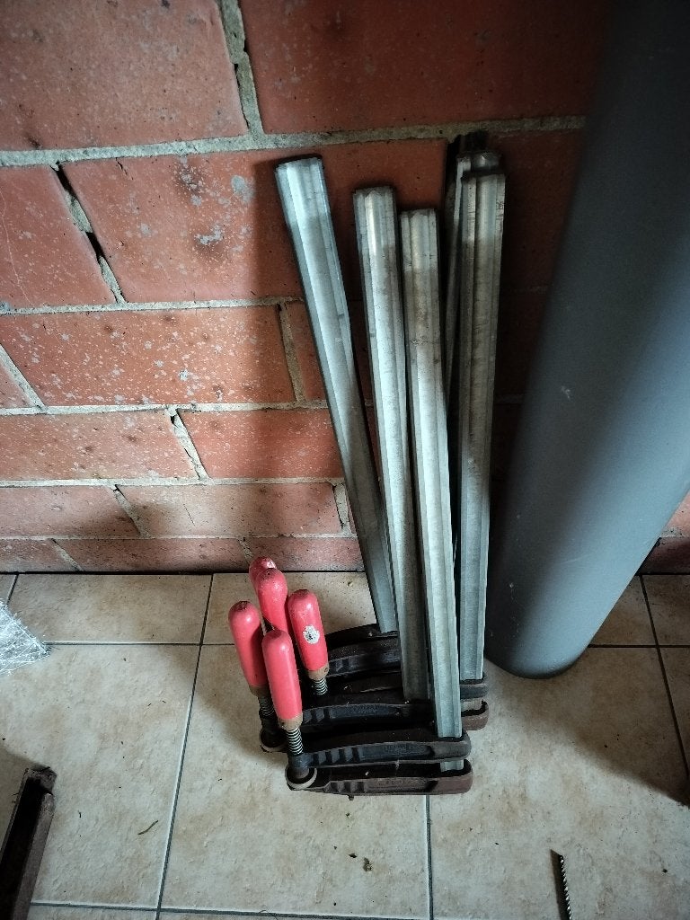 Professionele Stalen Lijmklemmen (18-delig), Enlèvement, Utilisé