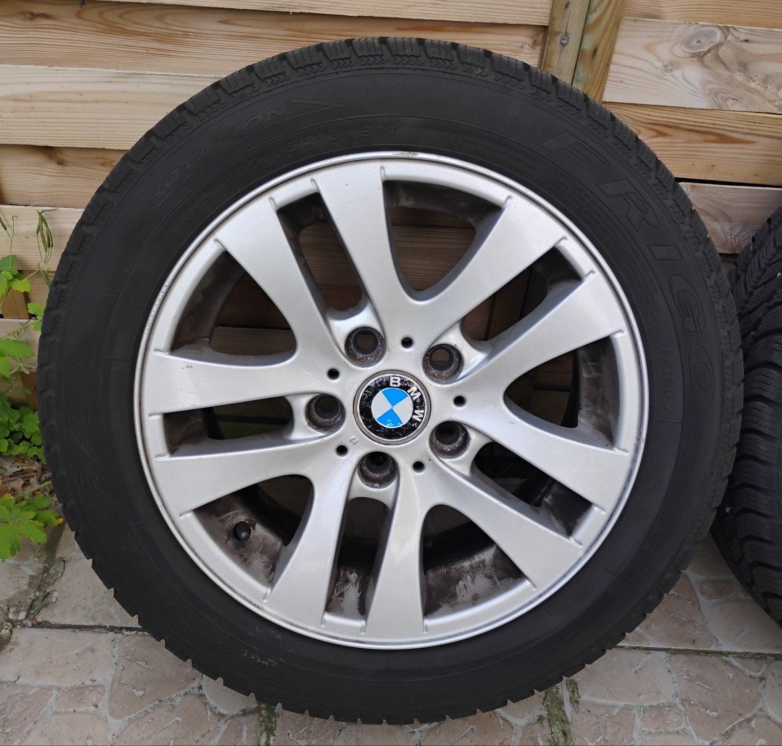 4 Jantes BMW Pneus Neuves, Autos : Pièces & Accessoires, Pneus & Jantes, Enlèvement, Pneu(s)
