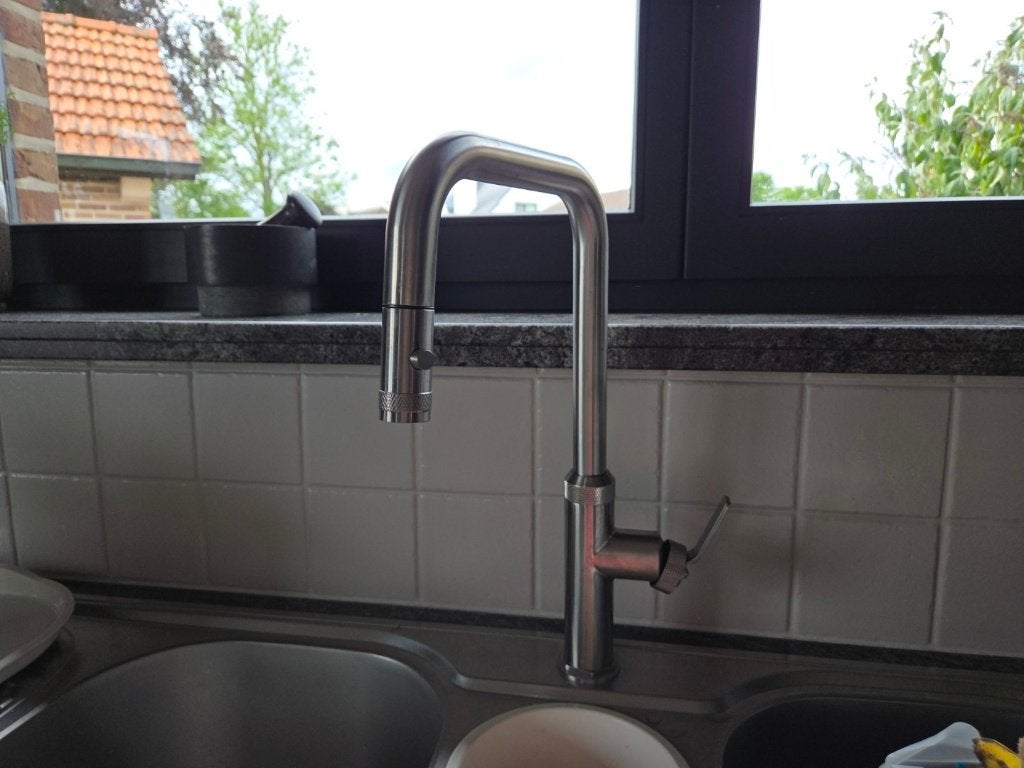 keukenkraan, Ophalen, Nieuw, Chroom, Kraan