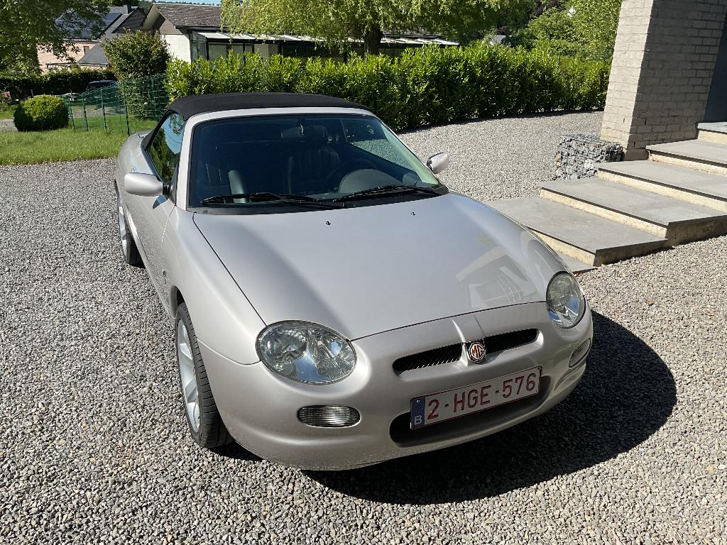 MG F, Autos, MG, Cuir, Argent ou Gris, Achat, Noir