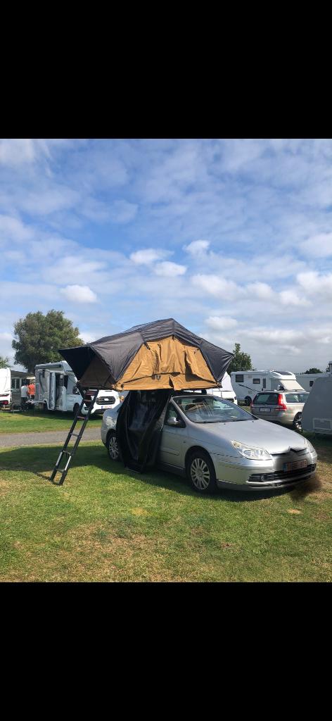 Daktent Vickywood Small Willow 140cm + dakdragers, Ophalen, Zo goed als nieuw