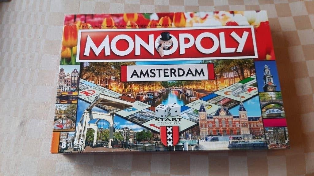 contenu plateau Seal Monopoly Amsterdam Monopoly 3rd edition, 1 ou 2 joueurs, Enlèvement ou Envoi, Neuf, Monopoly