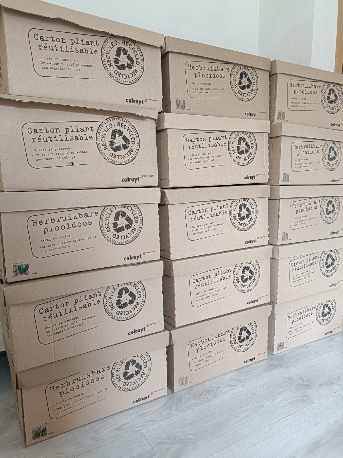 kartonnen plooi dozen €1/st (ideaal voor verhuis of opslag), Ophalen