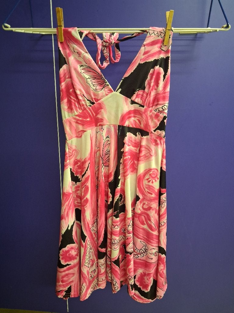 Zomerse jurk medium, Maat 38/40 (M), Ophalen of Verzenden, Zo goed als nieuw, Roze
