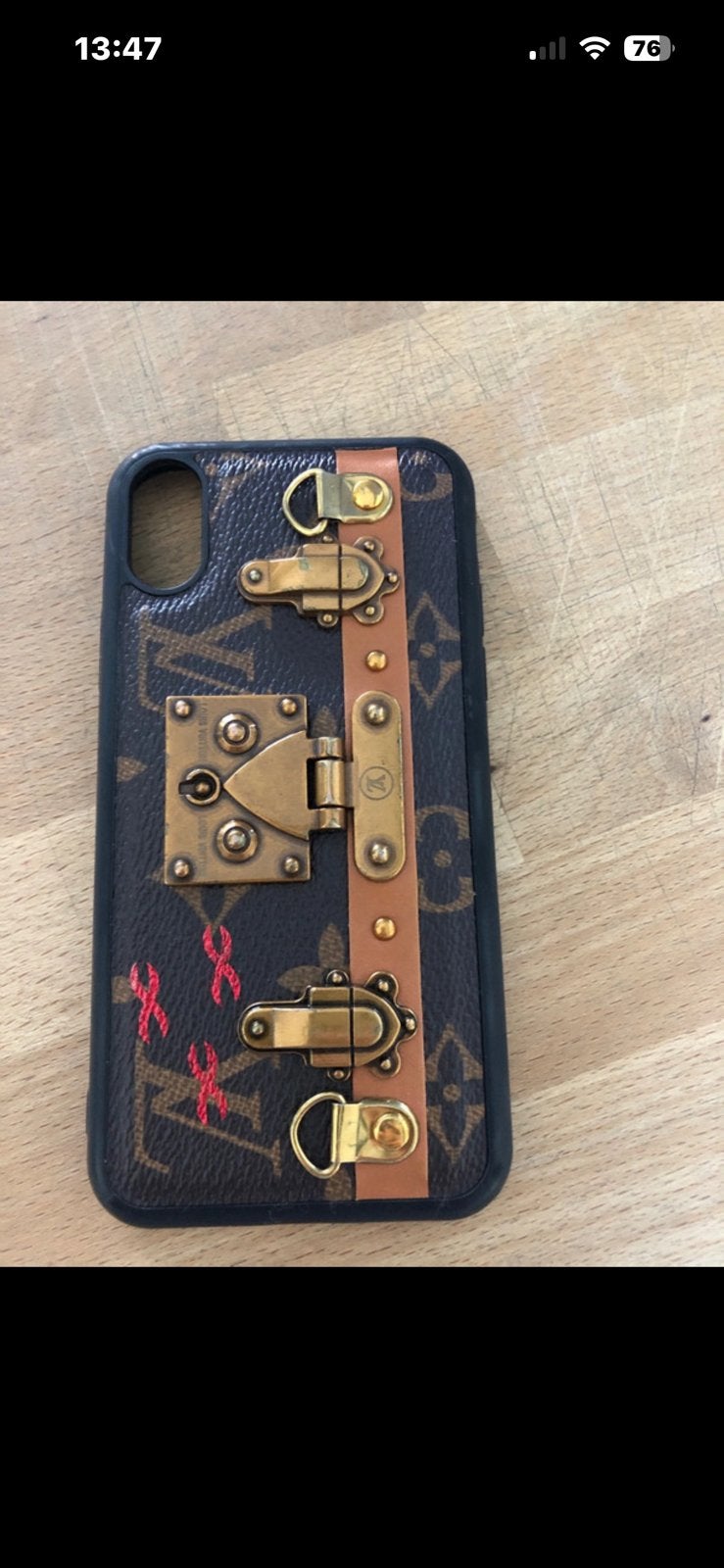 Cover iphone 10, Telecommunicatie, Frontje of Cover, Bruin, IPhone X, Ophalen of Verzenden