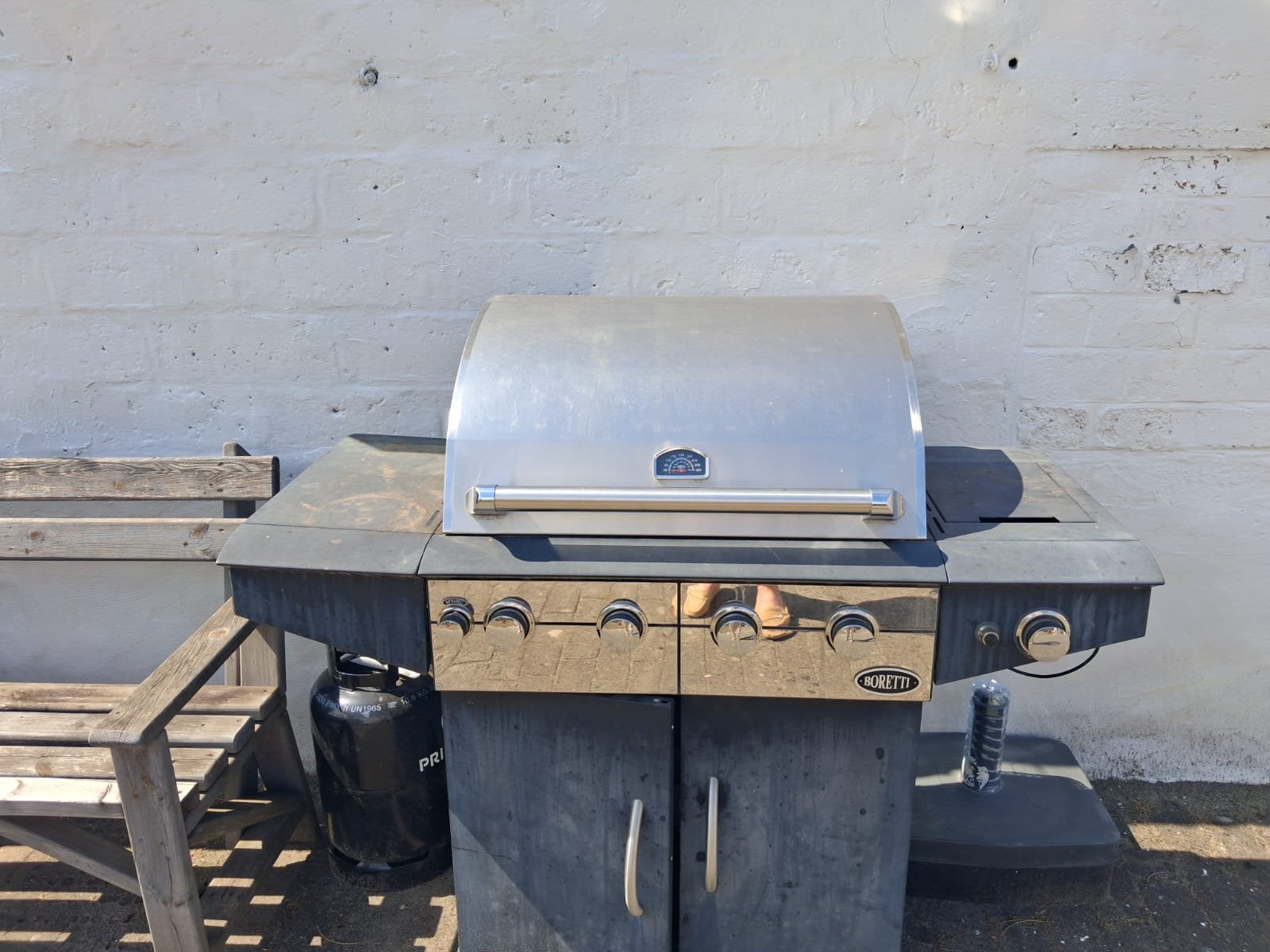Gasbarbeque gasbbq boretti., Jardin & Terrasse, Enlèvement, Utilisé