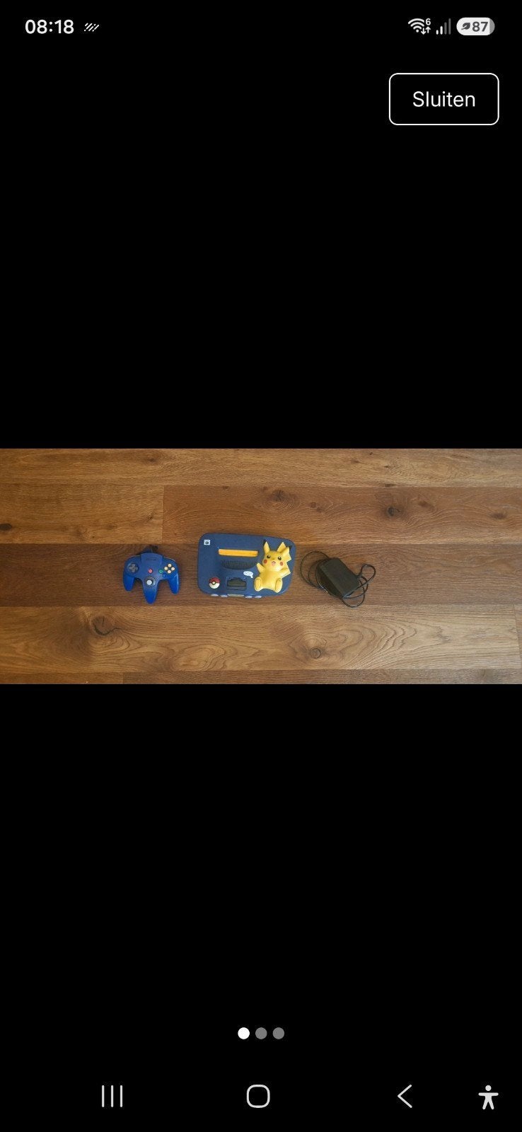 nintendo 64 Pikachu, Enlèvement ou Envoi